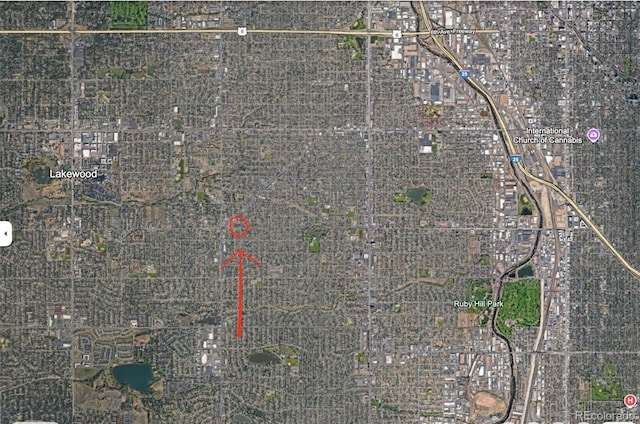 971 S Wolff St, Denver, CO 80219 - map of property location