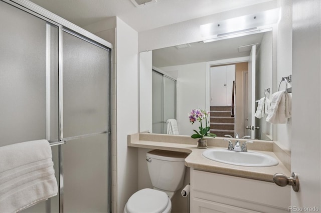 9194 Hickory Cir, Highlands Ranch, CO 80126 - full bath with vanity and a shower stall