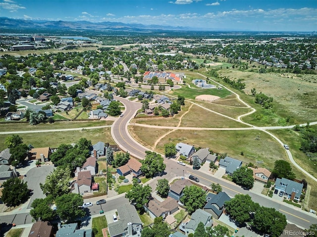 9194 Hickory Cir, Highlands Ranch, CO 80126 - aerial view of property's location with nearby suburban area