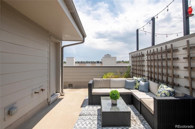 1238 Quitman St Unit 2, Denver, CO 80204 - view of patio / terrace featuring an outdoor living space