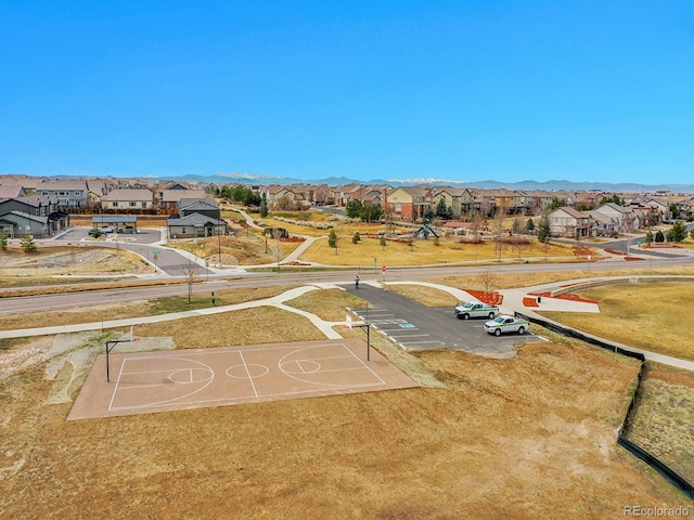 drone / aerial view featuring a residential view