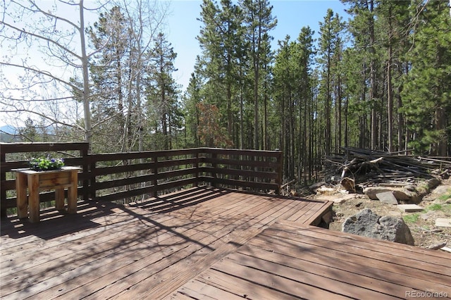 8691 S Warhawk Rd, Conifer, CO 80433 - view of deck