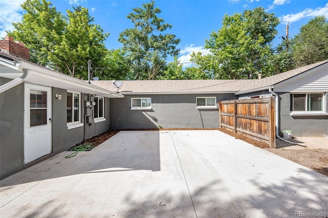 exterior space featuring a patio