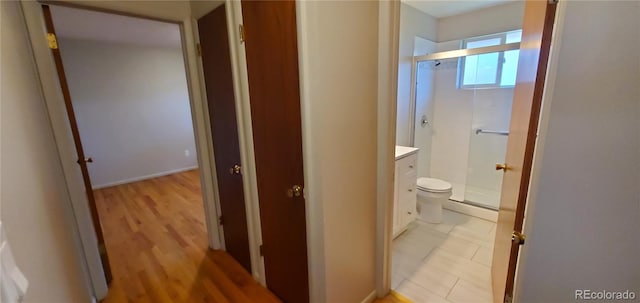 2903-2905 W 39th Ave, Denver, CO 80211 - corridor featuring light wood finished floors