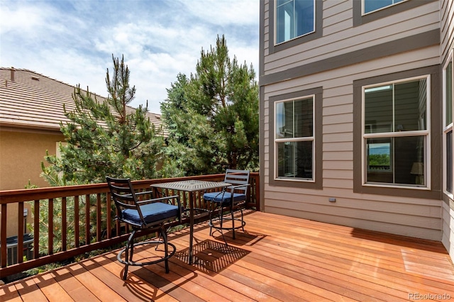 8993 Stonecrest Way, Highlands Ranch, CO 80129 - view of wooden deck