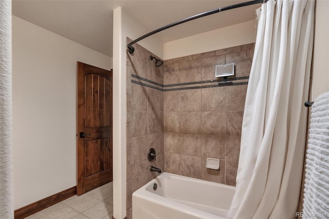 19336 Queens Crescent Way, Monument, CO 80132 - full bath with tile patterned floors and shower / tub combo