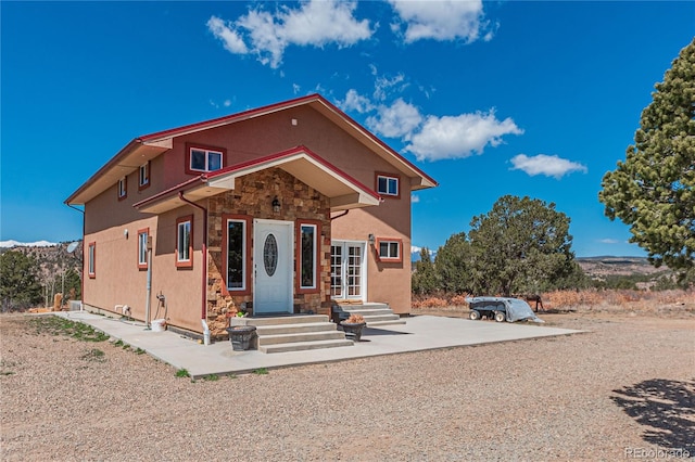 view of back of property