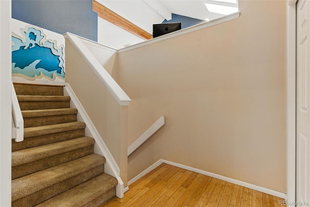 3105 Galileo Ln, Boulder, CO 80301 - stairway featuring wood-type flooring and baseboards