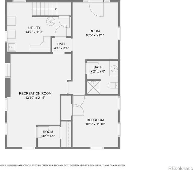 2895 S Sherman St, Englewood, CO 80113 - view of floor plan / room layout