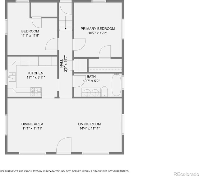 2895 S Sherman St, Englewood, CO 80113 - view of room layout