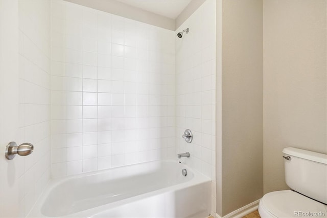 10480 Truckee St Unit B, Commerce City, CO 80022 - bathroom with toilet and shower / tub combination