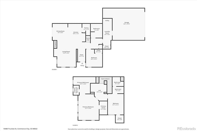 10480 Truckee St Unit B, Commerce City, CO 80022 - view of home floor plan