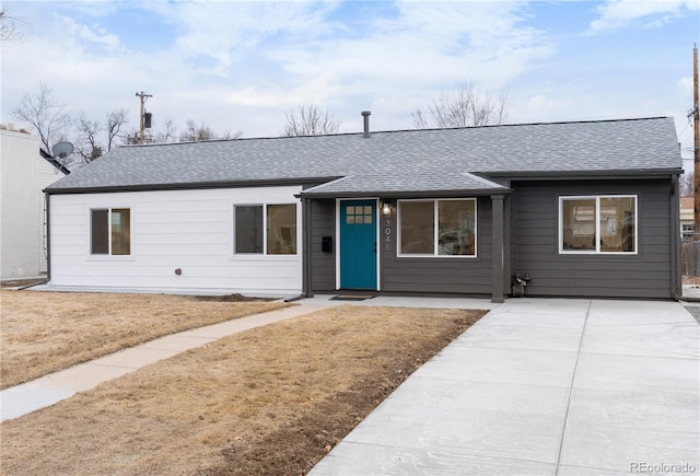 view of ranch-style house