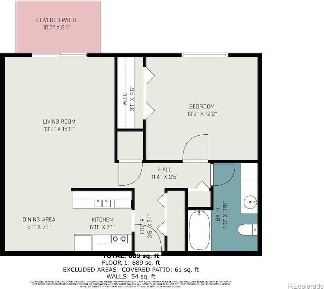 309 E Highline Cir Unit 102, Centennial, CO 80122 - view of room layout