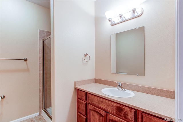 107 Carina Cir, Loveland, CO 80537 - bathroom featuring a stall shower and vanity