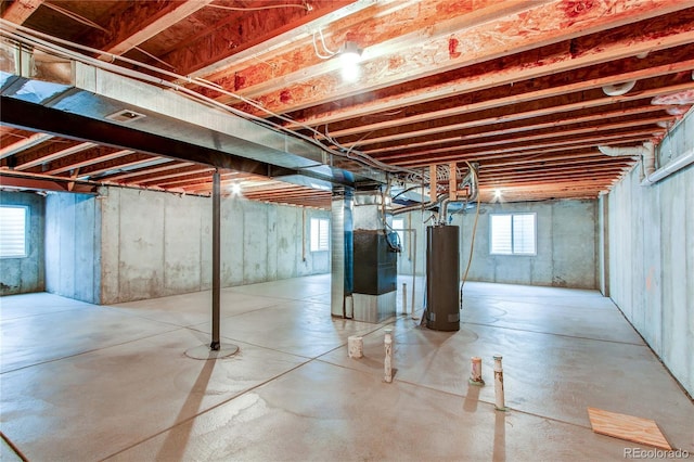 107 Carina Cir, Loveland, CO 80537 - basement featuring gas water heater and heating unit