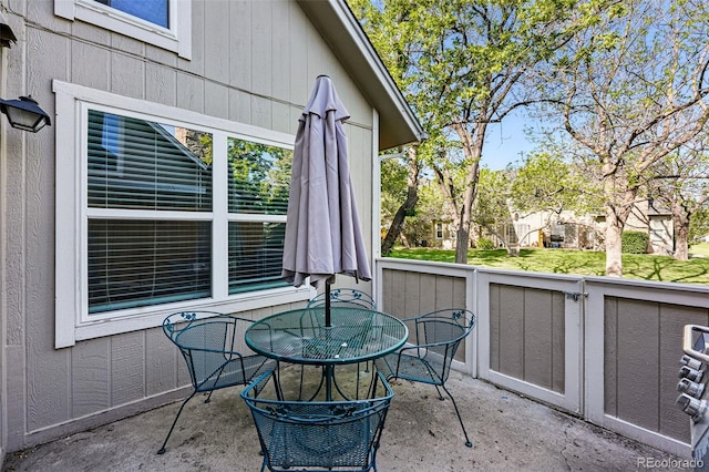 view of patio