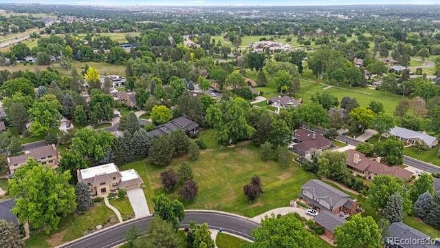 4 Doral Ln, Littleton, CO 80123 - aerial overview of property's location with nearby suburban area