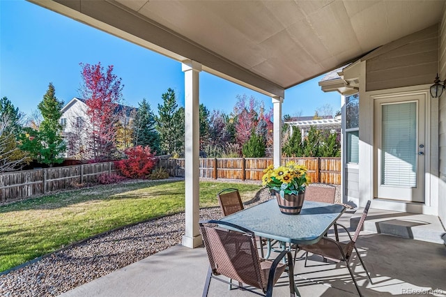 view of patio / terrace