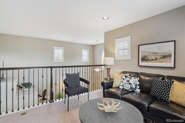 9528 Pendio Ct, Highlands Ranch, CO 80126 - living area featuring recessed lighting