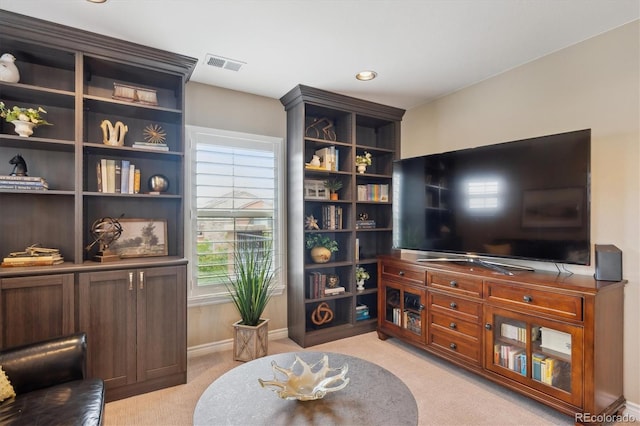 9528 Pendio Ct, Highlands Ranch, CO 80126 - living area featuring light colored carpet