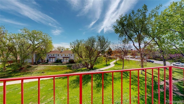 12120 Melody Dr Unit 308, Westminster, CO 80234 - view of yard featuring a balcony