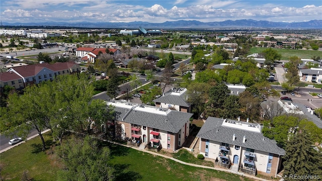 12120 Melody Dr Unit 308, Westminster, CO 80234 - aerial perspective of suburban area featuring mountains