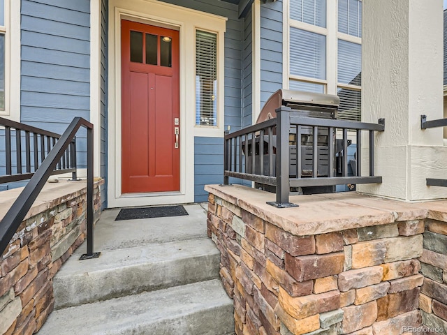 view of entrance to property