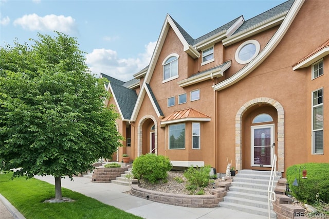18173 E Saskatoon Pl, Parker, CO 80134 - view of front of property featuring stucco siding and a shingled roof