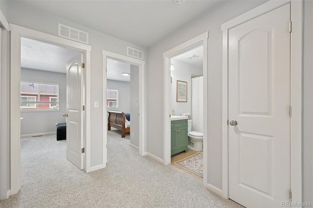 18173 E Saskatoon Pl, Parker, CO 80134 - hall with light carpet and baseboards
