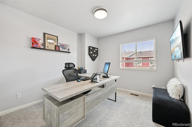 18173 E Saskatoon Pl, Parker, CO 80134 - carpeted home office with baseboards
