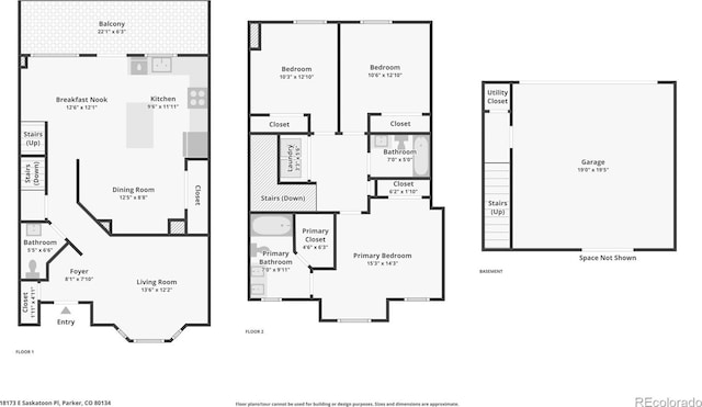 18173 E Saskatoon Pl, Parker, CO 80134 - view of room layout