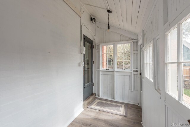 131 N Sherman St, Denver, CO 80203 - unfurnished sunroom with lofted ceiling