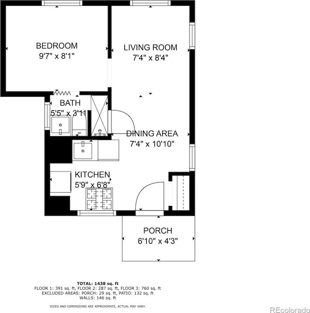 4450 S Fox St, Englewood, CO 80110 - view of property floor plan