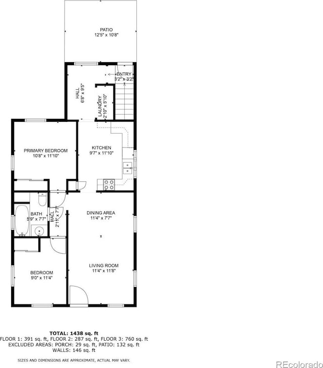 4450 S Fox St, Englewood, CO 80110 - view of property floor plan