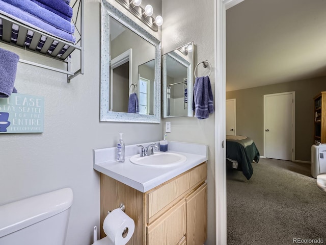 4935 E 100th Dr, Thornton, CO 80229 - bathroom with toilet and vanity