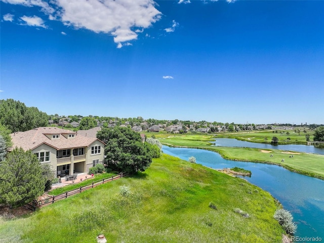 11208 W Ontario Ave, Littleton, CO 80127 - aerial view of property and surrounding area featuring a large body of water