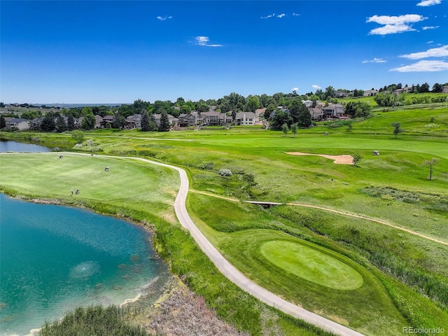 11208 W Ontario Ave, Littleton, CO 80127 - aerial view of residential area featuring a nearby body of water and a golf course