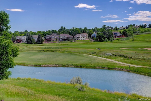 11208 W Ontario Ave, Littleton, CO 80127 - surrounding community featuring a water view, golf course view, and a lawn