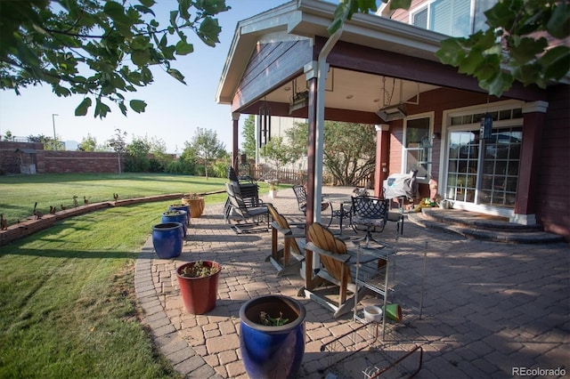 view of patio