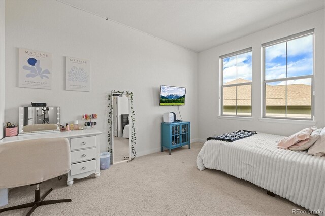 8023 Gore Creek Ln, Littleton, CO 80125 - bedroom with light colored carpet and baseboards