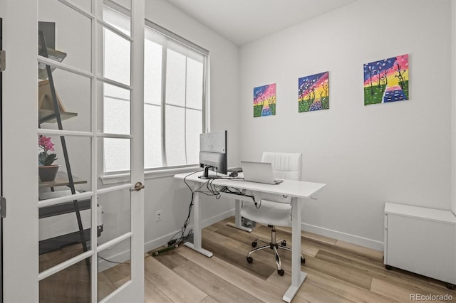 8023 Gore Creek Ln, Littleton, CO 80125 - office space with light wood finished floors and baseboards