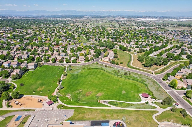 13660 Monroe St, Thornton, CO 80602 - aerial view of property and surrounding area featuring a mountain backdrop