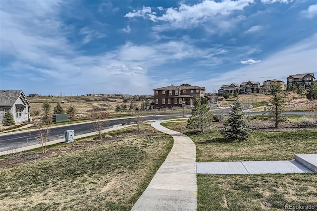 view of property's community with a residential view