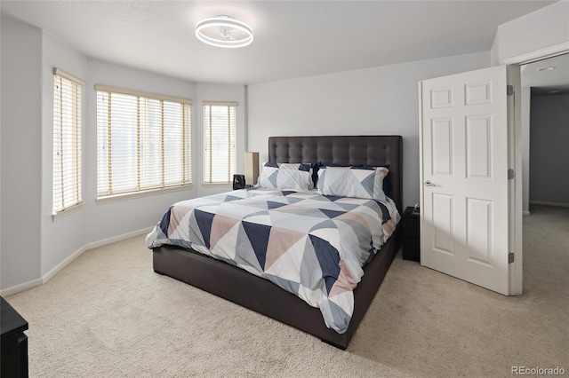 bedroom with carpet flooring