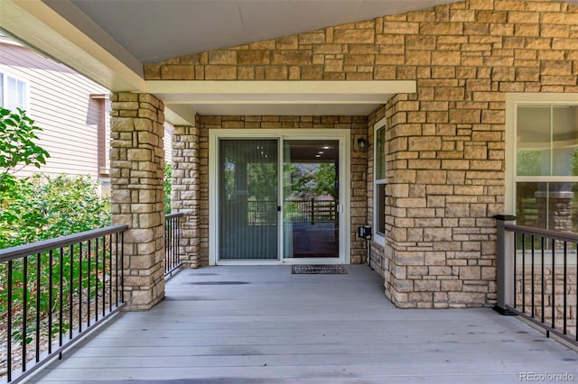 view of entrance to property