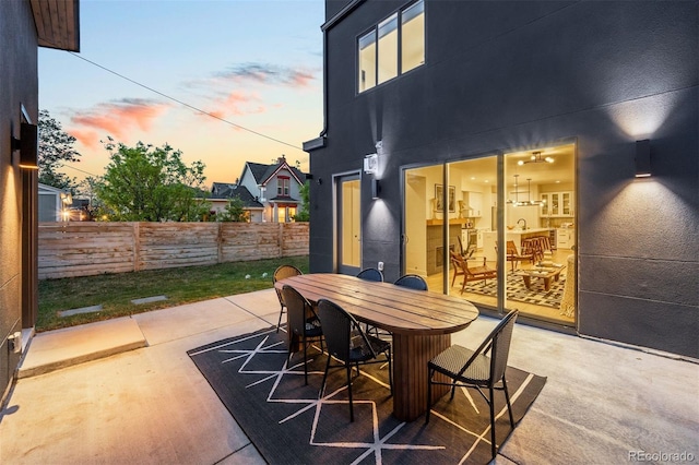 4227 Mariposa St, Denver, CO 80211 - view of patio / terrace featuring outdoor dining space and fence