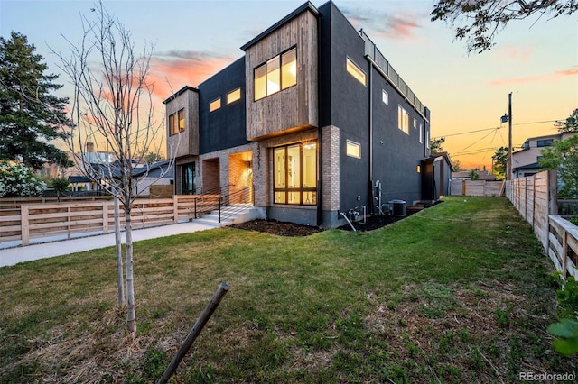 4227 Mariposa St, Denver, CO 80211 - rear view of house featuring central AC