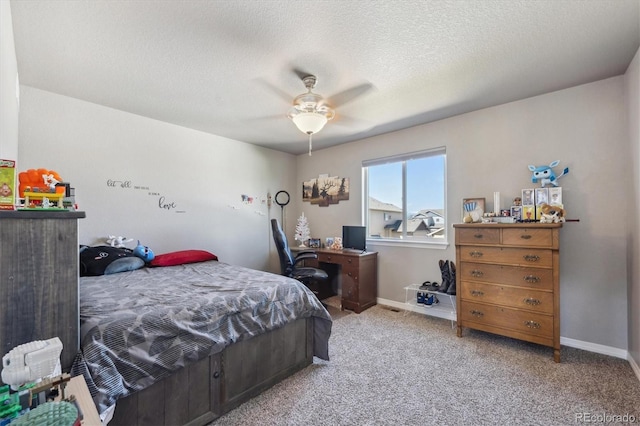 2431 Nicholson St, Berthoud, CO 80513 - bedroom featuring carpet flooring, baseboards, and ceiling fan