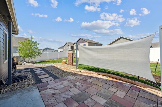 2431 Nicholson St, Berthoud, CO 80513 - view of patio featuring a fenced backyard